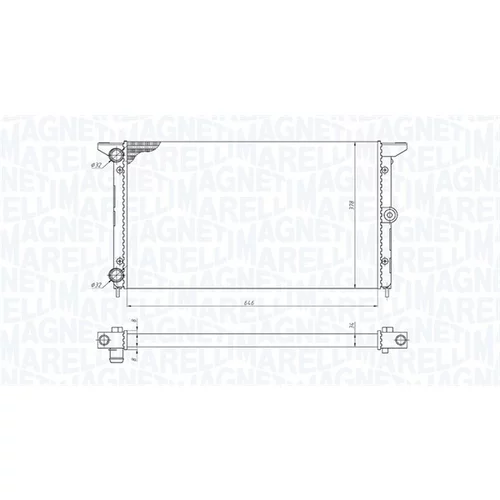 Chladič motora MAGNETI MARELLI 350213190100 - obr. 1