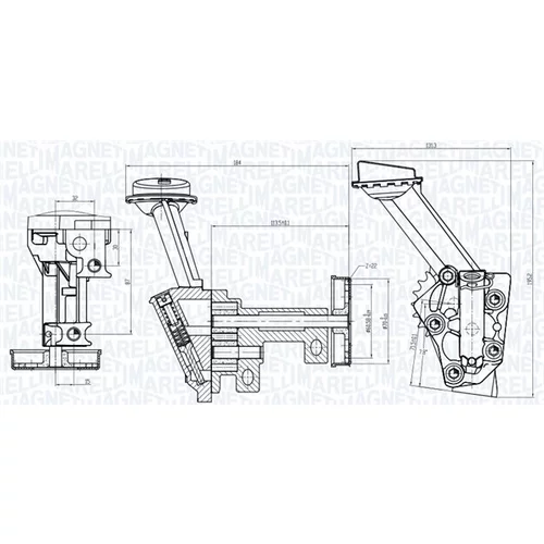Olejové čerpadlo MAGNETI MARELLI 351516000043