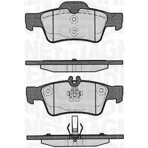 Sada brzdových platničiek kotúčovej brzdy MAGNETI MARELLI 363916060316