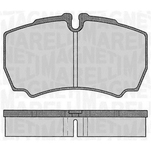 Sada brzdových platničiek kotúčovej brzdy MAGNETI MARELLI 363916060434