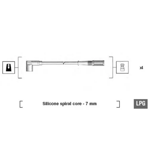 Sada zapaľovacích káblov MAGNETI MARELLI 941105220645