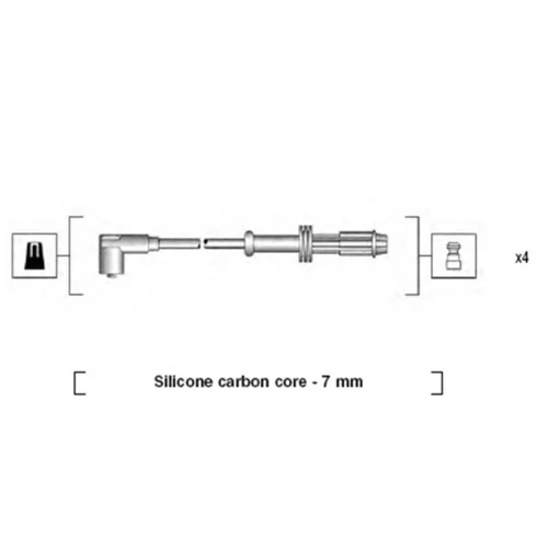 Sada zapaľovacích káblov MAGNETI MARELLI 941135130701