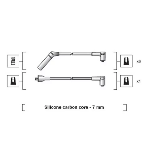 Sada zapaľovacích káblov MAGNETI MARELLI 941318111062