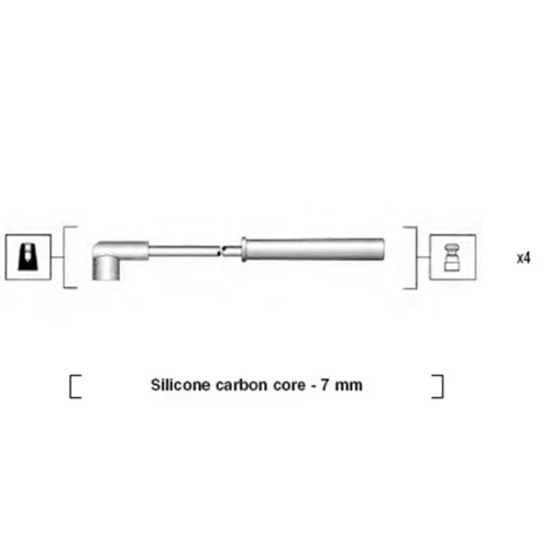 Sada zapaľovacích káblov MAGNETI MARELLI 941385040937