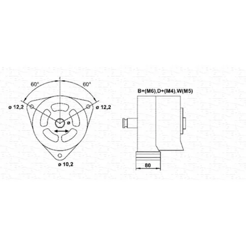 Alternátor MAGNETI MARELLI 943357716010