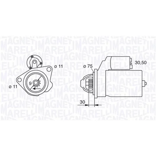 Štartér MAGNETI MARELLI 063280034010