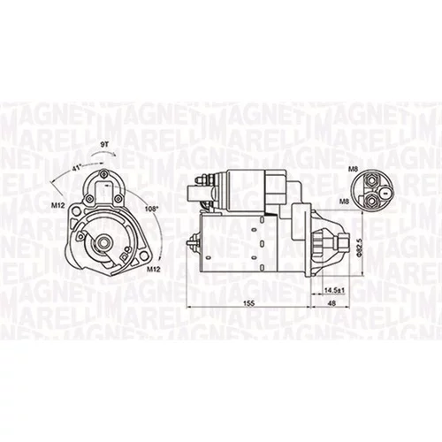 Štartér MAGNETI MARELLI 063721394010