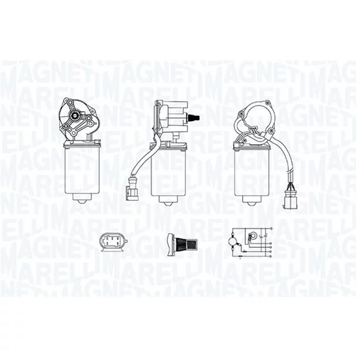 Motor stieračov MAGNETI MARELLI 064379600010