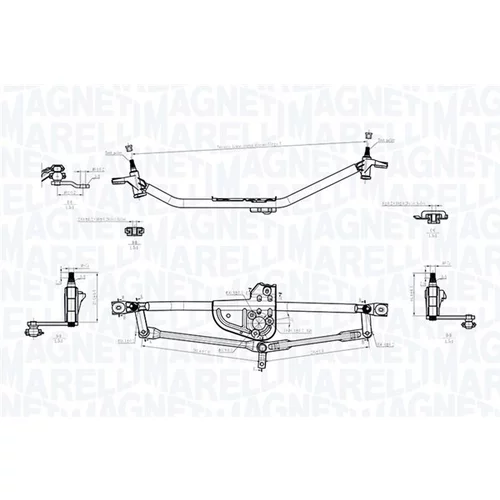 Mechanizmus stieračov MAGNETI MARELLI 085570754010 - obr. 1