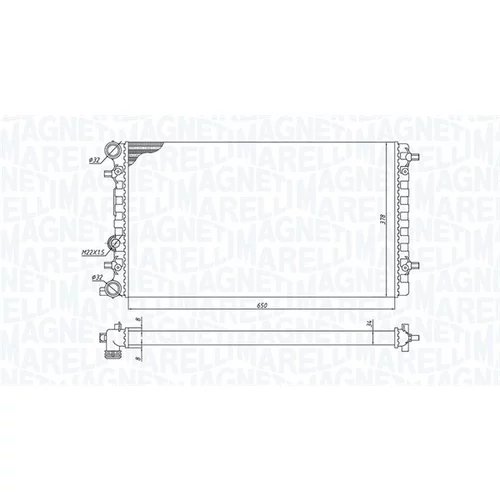 Chladič motora 350213105100 (MAGNETI MARELLI)