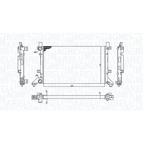 Chladič motora MAGNETI MARELLI 350213189400 - obr. 1