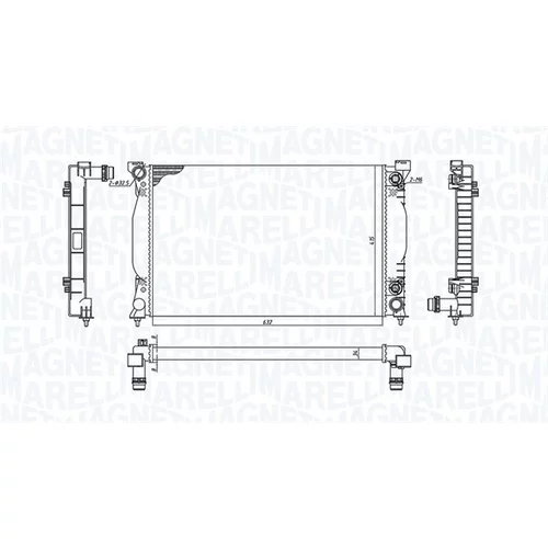 Chladič motora MAGNETI MARELLI 350213196500