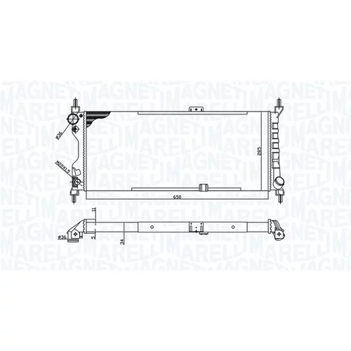 Chladič motora MAGNETI MARELLI 350213588000