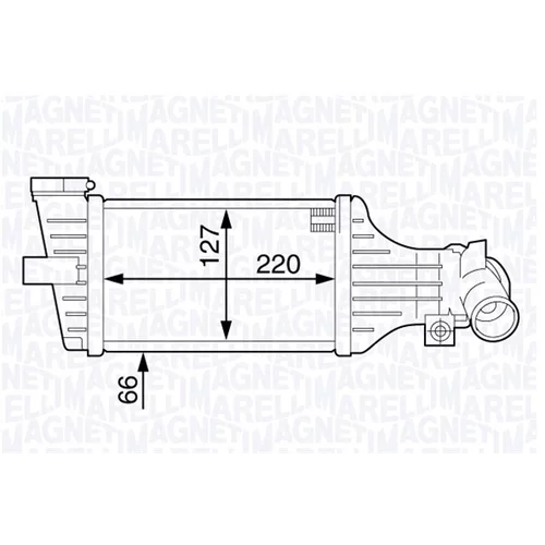 Chladič plniaceho vzduchu MAGNETI MARELLI 351319201930