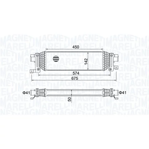 Chladič plniaceho vzduchu MAGNETI MARELLI 351319204380