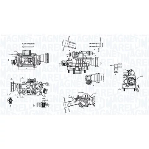 Termostat chladenia MAGNETI MARELLI 352317005080 - obr. 1