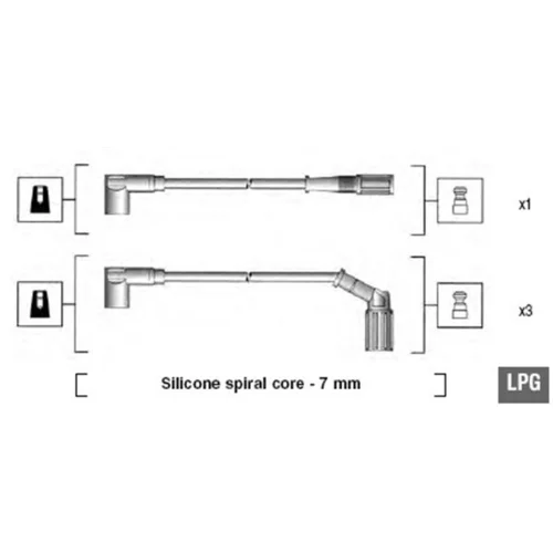 Sada zapaľovacích káblov MAGNETI MARELLI 941095940632