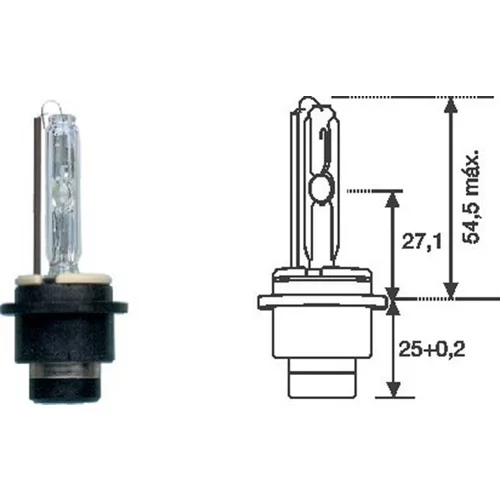 Žiarovka pre diaľkový svetlomet MAGNETI MARELLI 002541100000 - obr. 1