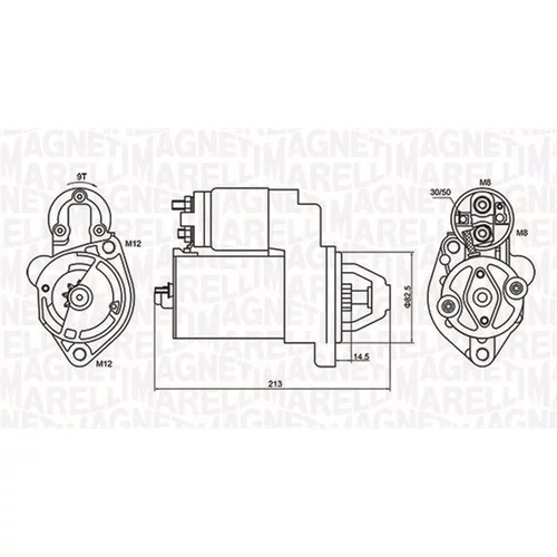 Štartér MAGNETI MARELLI 063720612010