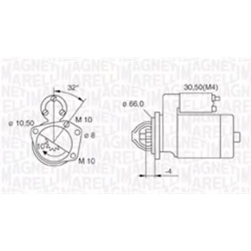 Štartér MAGNETI MARELLI 063721207010