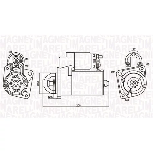 Štartér MAGNETI MARELLI 063721213010