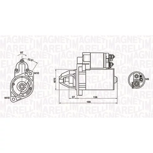 Štartér MAGNETI MARELLI 063721283010