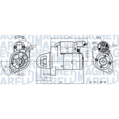 Štartér MAGNETI MARELLI 063721382110