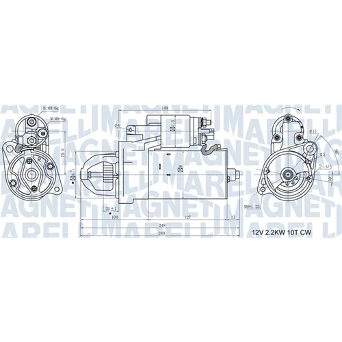 Štartér MAGNETI MARELLI 063721411010