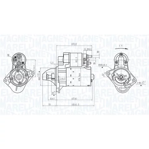 Štartér MAGNETI MARELLI 063725395010