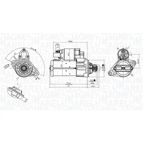 Štartér MAGNETI MARELLI 063725561010 - obr. 1