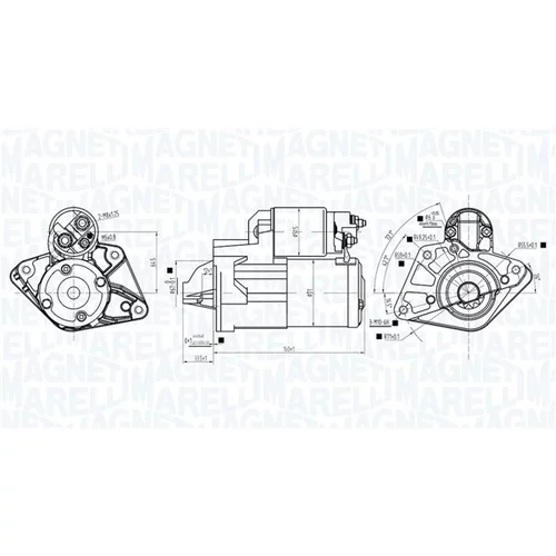 Štartér MAGNETI MARELLI 063726278010 - obr. 1