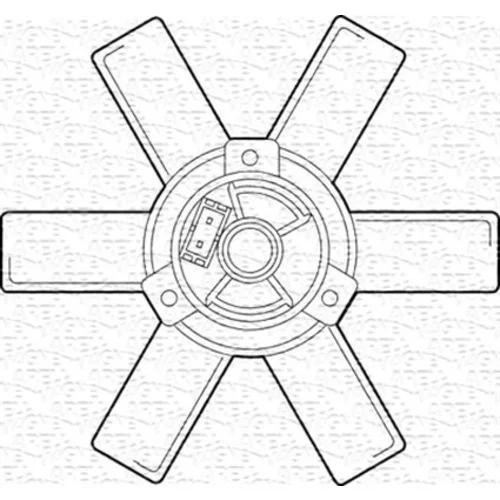 Ventilátor chladenia motora MAGNETI MARELLI 069422220010