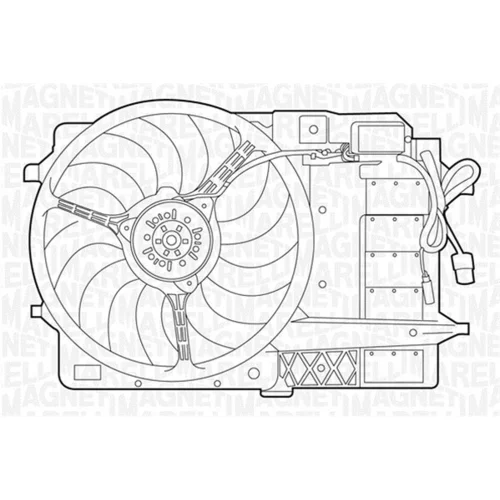 Ventilátor chladenia motora MAGNETI MARELLI 069422277010