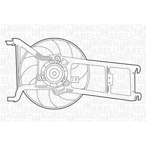 Ventilátor chladenia motora MAGNETI MARELLI 069422375010