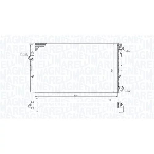 Chladič motora MAGNETI MARELLI 350213191100 - obr. 1