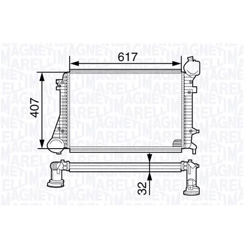 Chladič plniaceho vzduchu MAGNETI MARELLI 351319202010