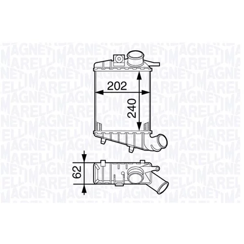 Chladič plniaceho vzduchu MAGNETI MARELLI 351319202750