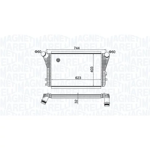 Chladič plniaceho vzduchu MAGNETI MARELLI 351319204050