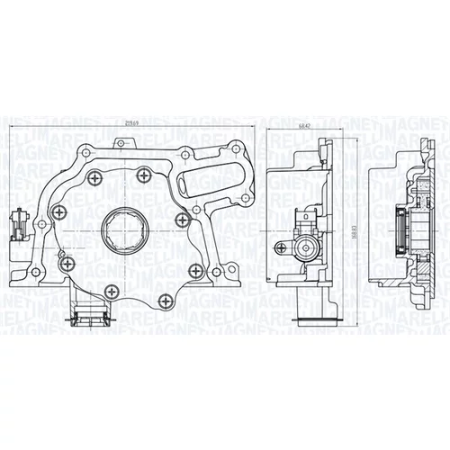Olejové čerpadlo 351516000161 (MAGNETI MARELLI) - obr. 1