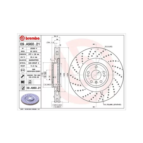 Brzdový kotúč MAGNETI MARELLI 360406122601