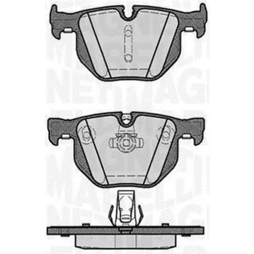 Sada brzdových platničiek kotúčovej brzdy MAGNETI MARELLI 363916060161