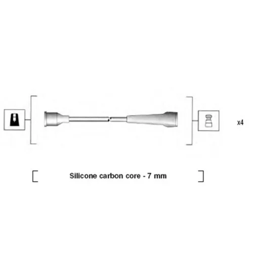 Sada zapaľovacích káblov MAGNETI MARELLI 941145430740