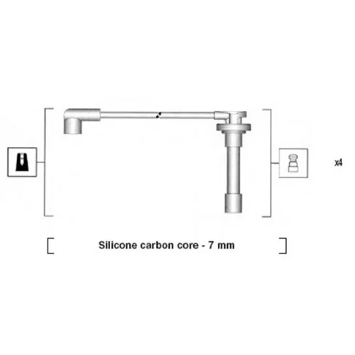 Sada zapaľovacích káblov MAGNETI MARELLI 941315020889