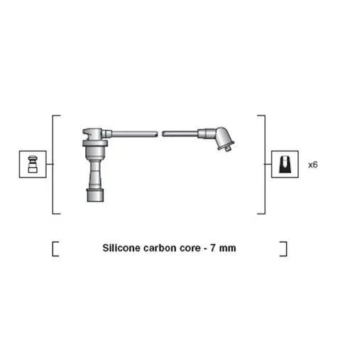 Sada zapaľovacích káblov MAGNETI MARELLI 941318111088