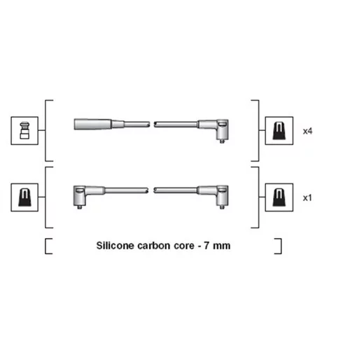 Sada zapaľovacích káblov MAGNETI MARELLI 941318111198