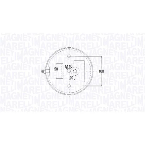 Mech pneumatického pruženia MAGNETI MARELLI 030607020185 - obr. 1