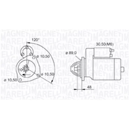 Štartér MAGNETI MARELLI 063721268010