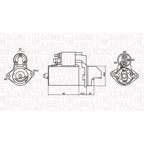 Štartér MAGNETI MARELLI 063721334010