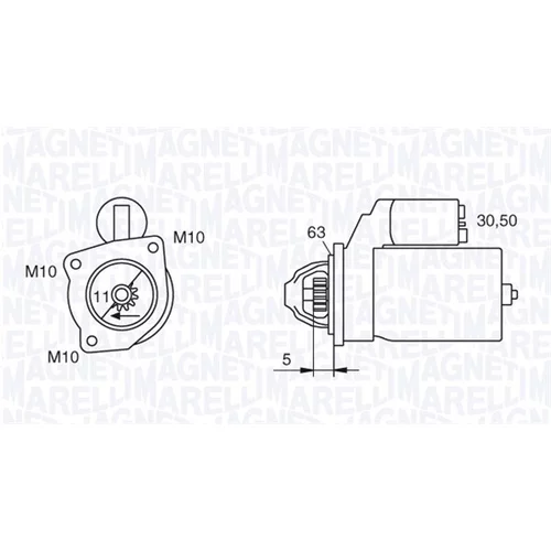 Štartér MAGNETI MARELLI 063721377010