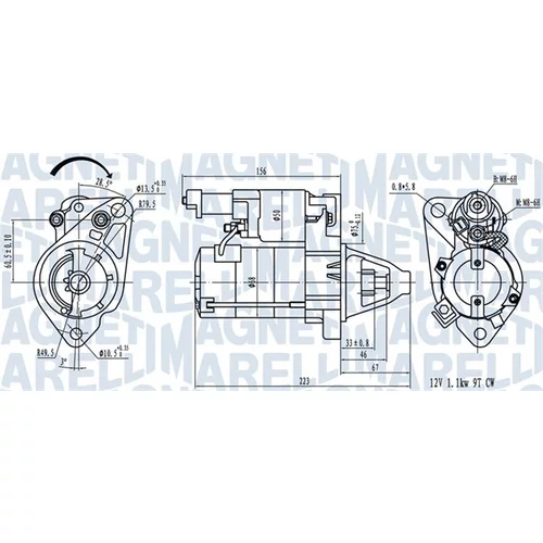 Štartér MAGNETI MARELLI 063721458010